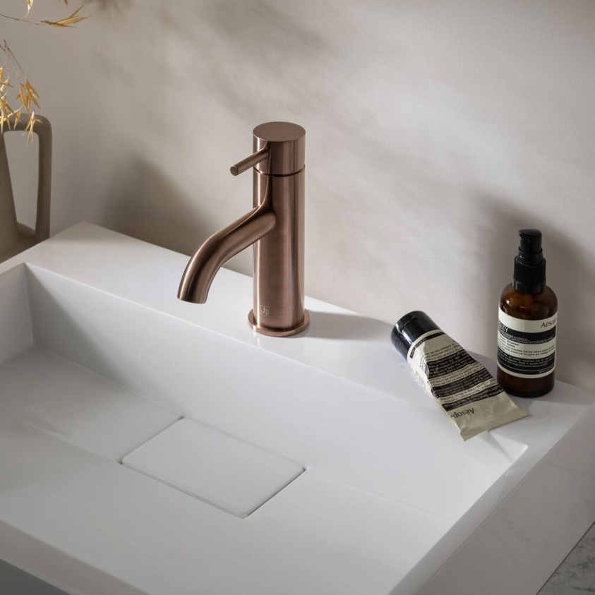 JTP Vos Brushed Bronze Single Lever Basin Mixer